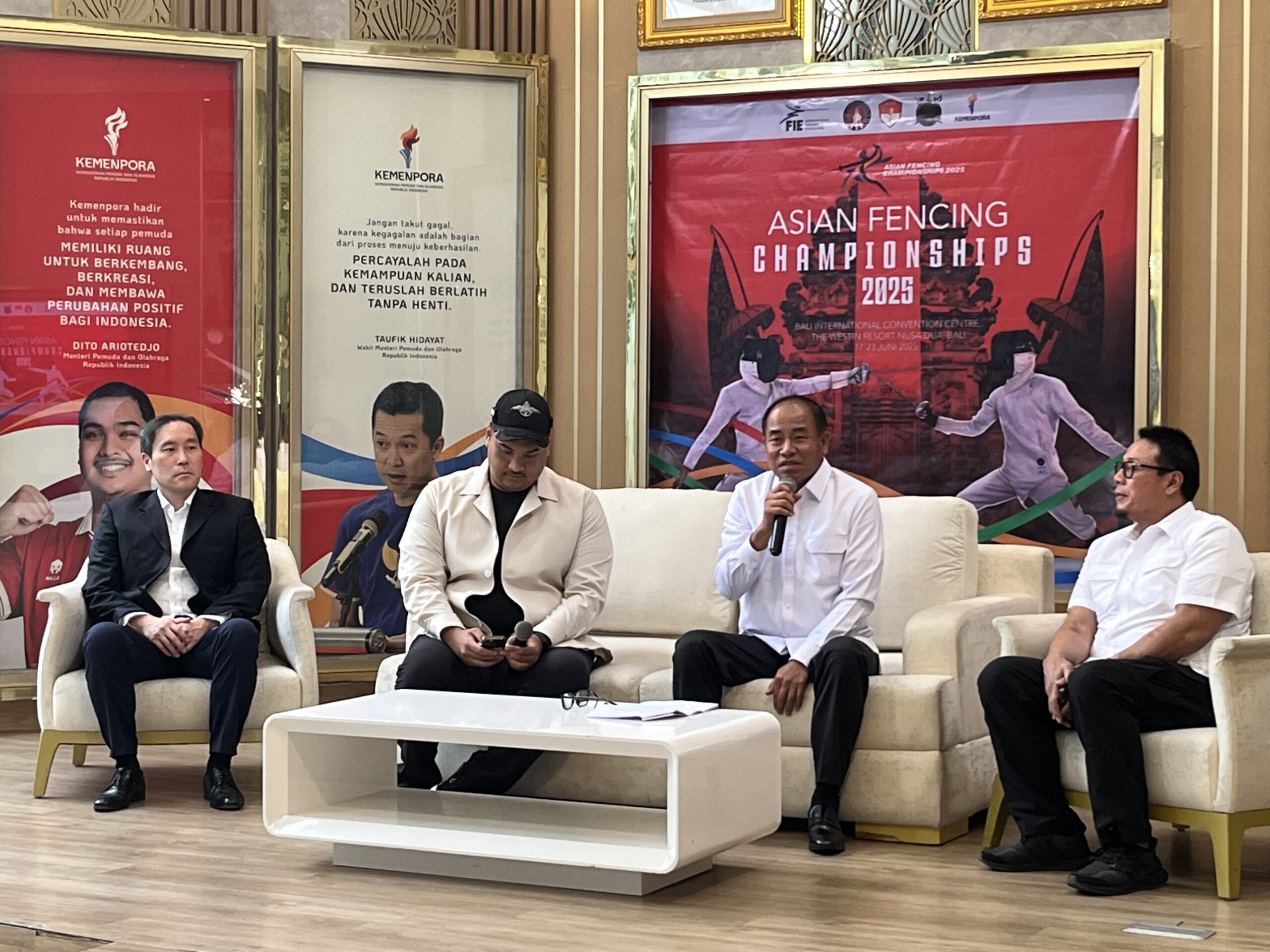 Indonesia Tuan Rumah Anggar Asia 2025