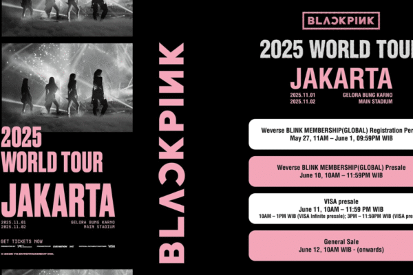 Jadwal Penjualan Tiket Konser BLACKPINK di GBK Jakarta 2025, Dibuka Mulai 10 Juni! Jadwal Penjualan Tiket Konser BLACKPINK