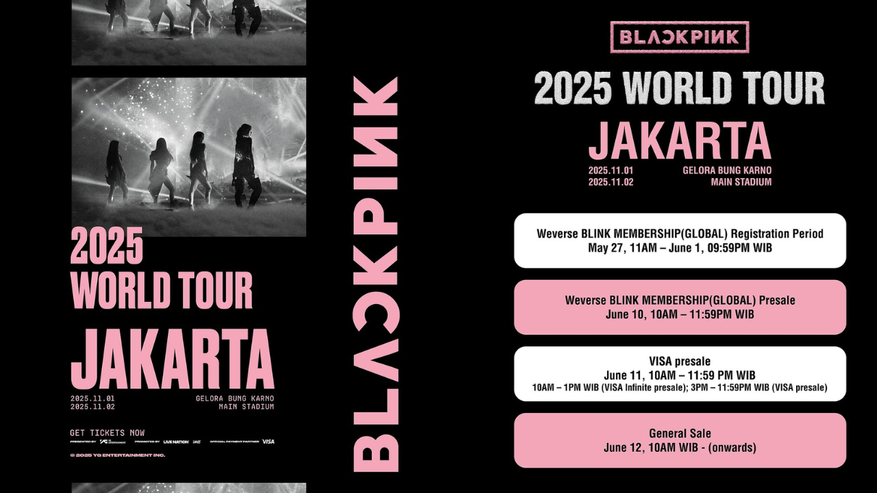 Jadwal Penjualan Tiket Konser BLACKPINK